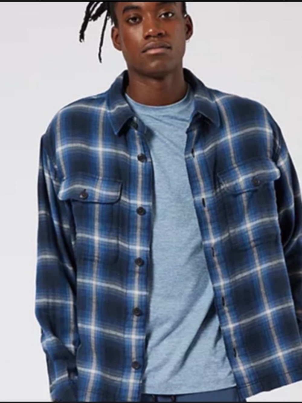 AEO Men’s 24/7 Plaid Flannel Shirt